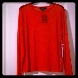 Forever21 Orange Knit Top 1X Beautiful piece 💃💃
